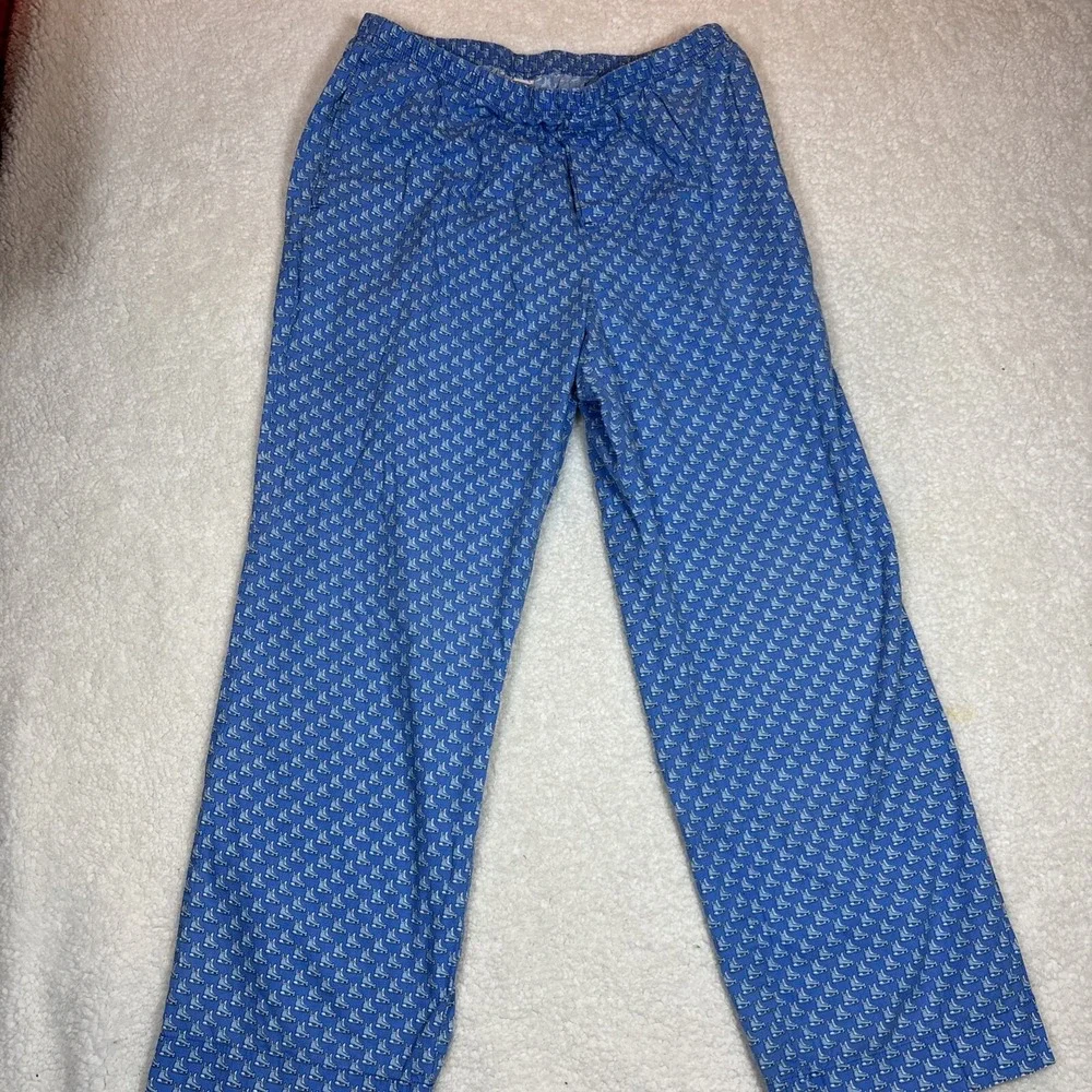 Vineyard Vines by Shep & Ian Pajama Bottoms Pants Large With Skate Shoe Design